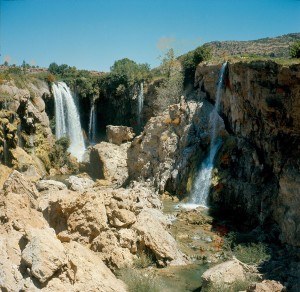 Il fiume Yer Köprü (Alada) a valle della omonima risorgenza, 1970